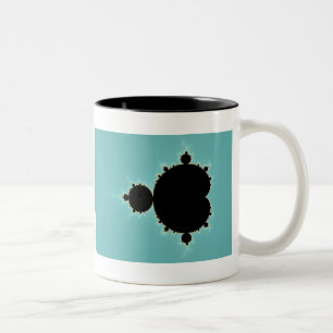 Mandelbrot Set 06 - Fraktal Zweifarbige Tasse