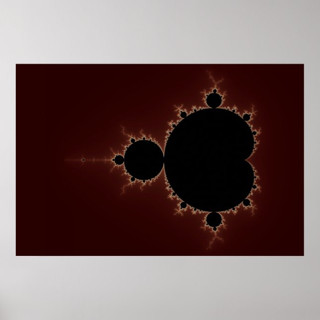 Mandelbrot Set 08 - Fraktal Poster (Vorne)