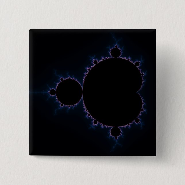 Mandelbrot-Set 10 Button (Vorderseite)