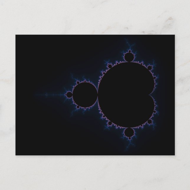 Mandelbrot-Set 10 Postkarte (Vorderseite)