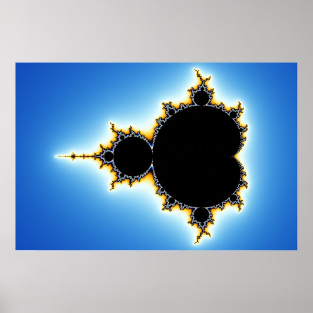 Mandelbrot Set 78x52 Poster (Vorne)