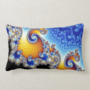 Mandelbrot Set-doppeltes gewundenes Lendenkissen