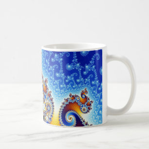 Mandelbrot Set-doppeltes gewundenes Tasse