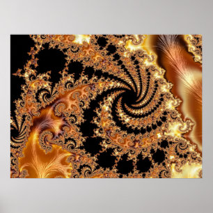 Mandelbrot Set Fraktal Digitale Kunst Poster