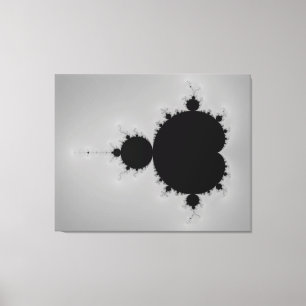 Mandelbrot Set-Fraktal-Form Leinwanddruck