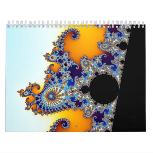 Mandelbrot Set-Fraktal-Seepferd Kalender