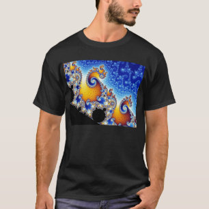 Mandelbrot Set-zweidimensionale Fraktal-Form T-Shirt