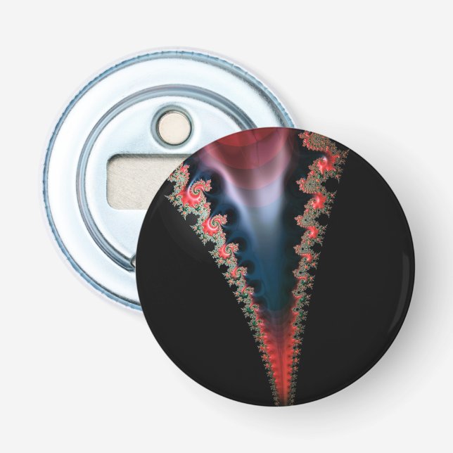 Mandelbrot Zip Flaschenöffner (Vorderseite)