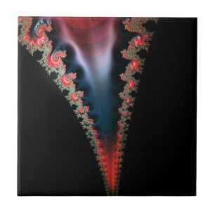 Mandelbrot Zip Keramik Tile Fliese