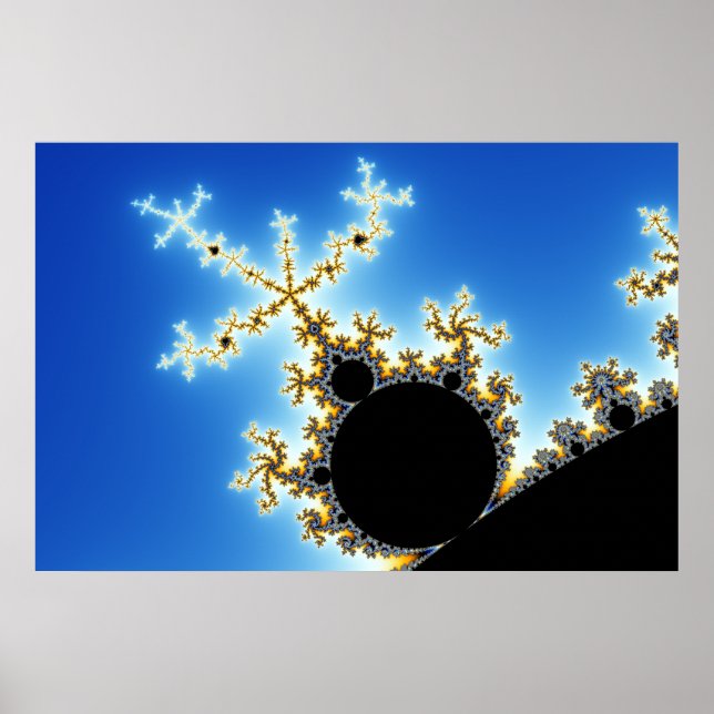 Mandelbrot Zoom A01 Poster (Vorne)