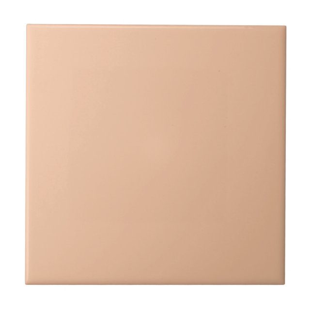 Mandelcreme in schlichtem Beige Fliese (Vorderseite)
