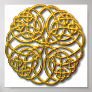 Mandella gold poster