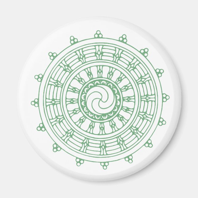 Mandella Grün Magnet (Vorne)