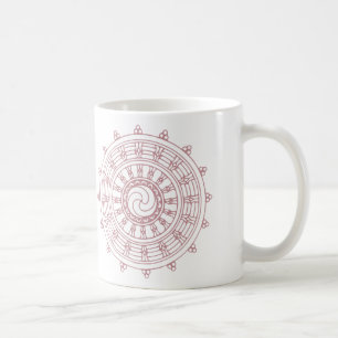 Mandella rosa kaffeetasse