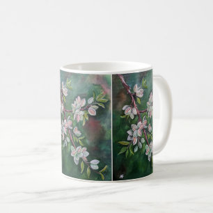 Mandelzweige auf einem Herbstzweig Gemälde von Alf Kaffeetasse