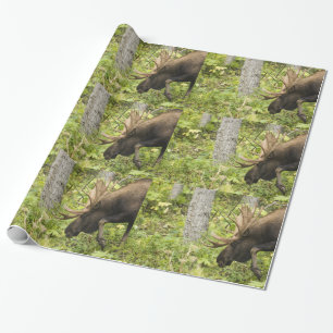 Mandering Moose Geschenkpapier