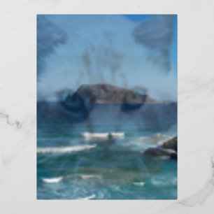 Manderlay Haunting Cat Greeting Card Folien Feiertagspostkarte