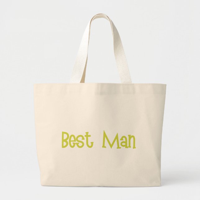 Mandi-BestMan-Ylw Jumbo Stoffbeutel (Vorne)