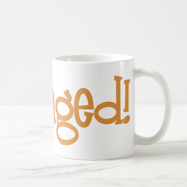 Mandi-Verlobt-Orng Tasse (Rechts)