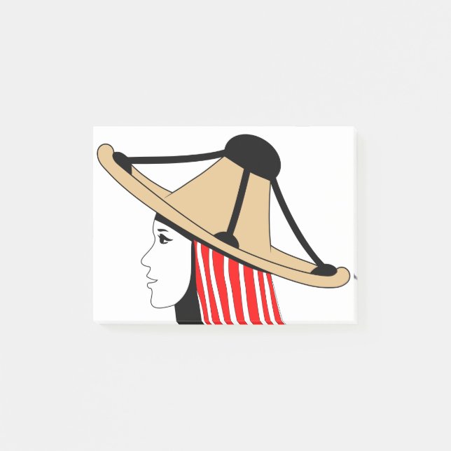 Mandil w Chachiya: Symbole der Jebala-Identität Post-it Klebezettel (Vorderseite)