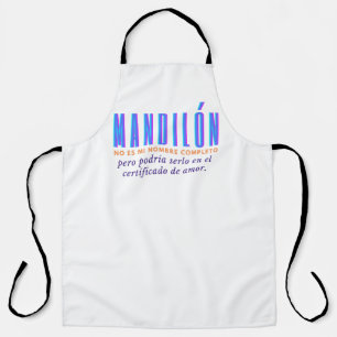 Mandilon-Zitat Schürze