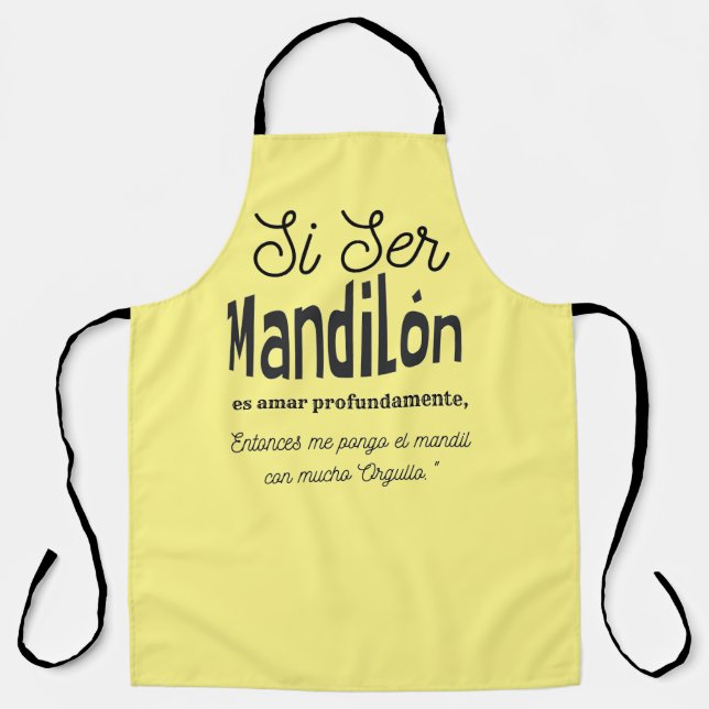 Mandilon-Zitat Schürze (Vorderseite)