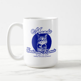 Mando Endorses Kamala Kaffeetasse