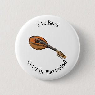 Mandolin-Cartoon-Abbildung Button
