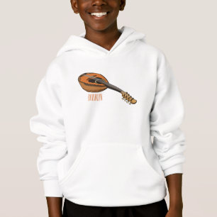 Mandolin-Cartoon-Abbildung Hoodie