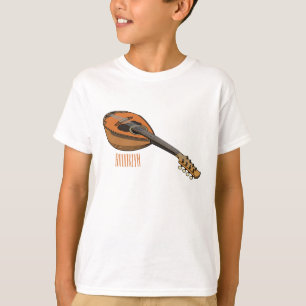 Mandolin-Cartoon-Abbildung T-Shirt