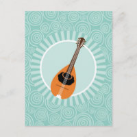 Mandolin Fun Turquoise Swirl Music