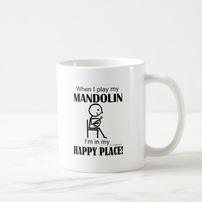 Mandolin Happy Place Tasse (Rechts)