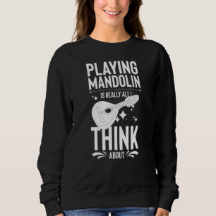 Mandolin Instrument Music Player Einführungskurs Sweatshirt