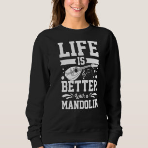 Mandolin Instrument Music Player Einführungskurs Sweatshirt
