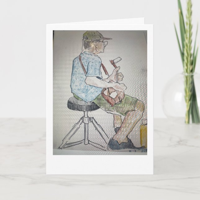 Mandolin-Karte Karte (Vorderseite)