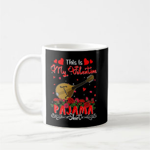 Mandolin Lover Das ist mein Valentine Pajama Shirt Kaffeetasse