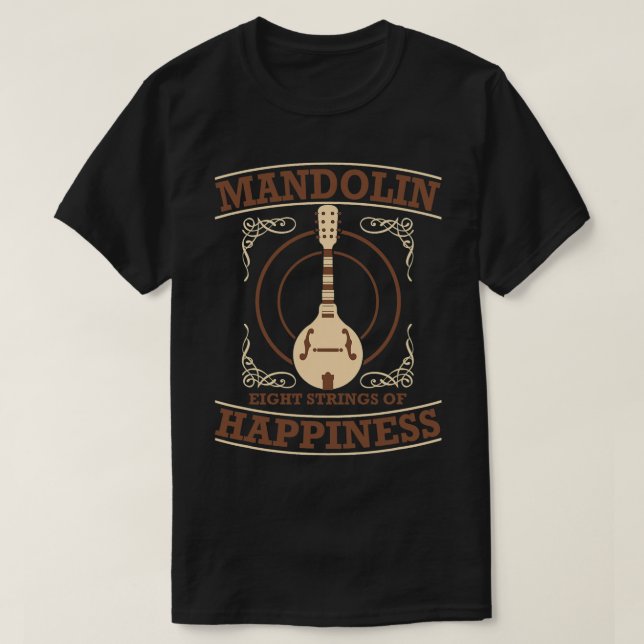 Mandolin Lover Mandolin T-Shirt (Design vorne)