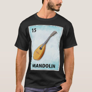 Mandolin Lover Mexican Cards T-Shirt