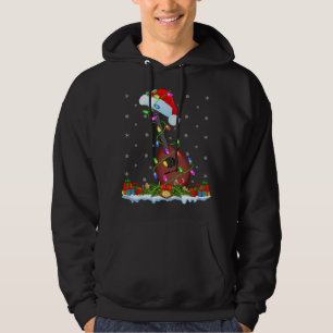Mandolin Lover Music Lover Matching Weihnachtsmann Hoodie