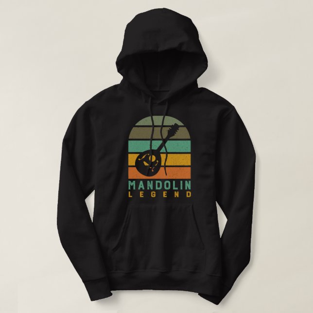 Mandolin Lover Musician Mandolin Legend Funny Sayi Hoodie (Design vorne)