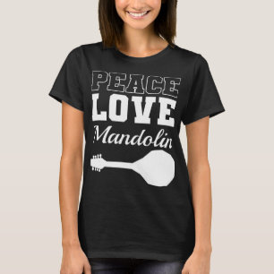 Mandolin Lover Peace Liebe Mandolin Maestro 1 T-Shirt