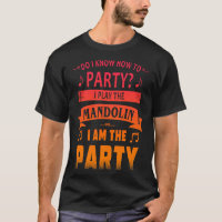 Mandolin Lover player Party tee