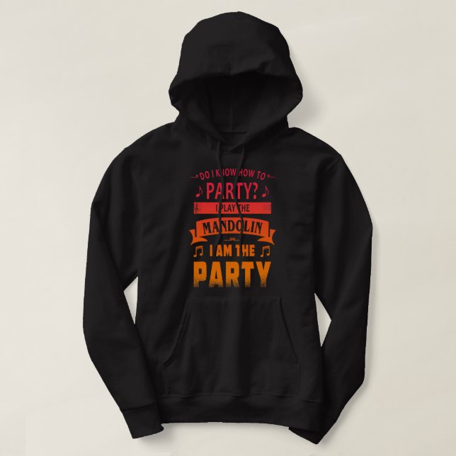 Mandolin Lover player Party tee (Design vorne)