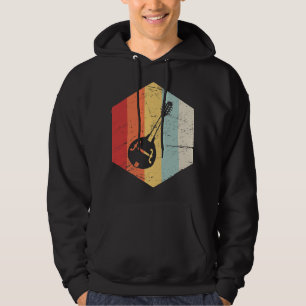 Mandolin Lover Retro Vintag Mandolin Hoodie
