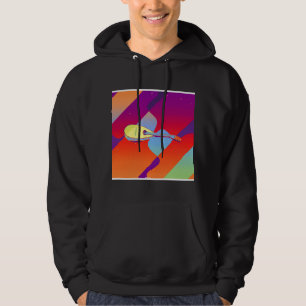 Mandolin Lover Retro Vintage Ästhetik Mandolin Hoodie