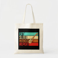 Mandolin Lover Vintag Eat Sleep Wiederholung Mando