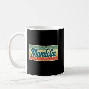 Mandolin Lover Vintag Style Retro Kaffeetasse