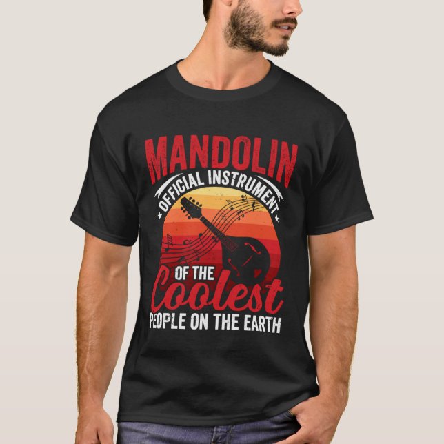 Mandolin Music Instrument Player Expert Musician P T-Shirt (Vorderseite)