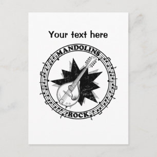 Mandolin Music Postkarte