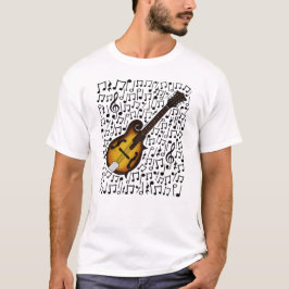 Mandolin Musical Notes Mandolinist Folk Musician T-Shirt